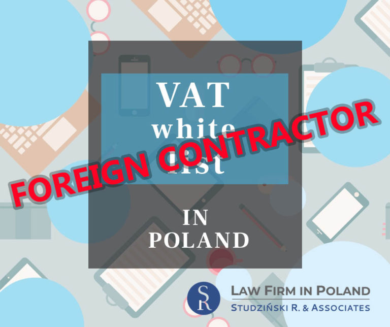 Read more about the article Polish VAT list and foreign contractor